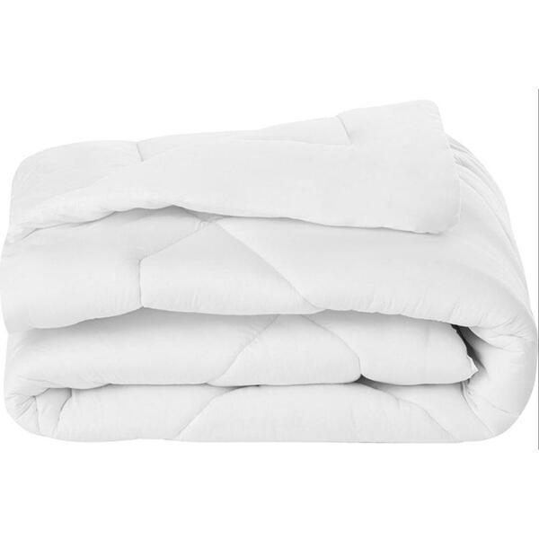 Edredom Tecebem Solteiro Malha Lisa 170m X 240m Branco