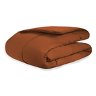 Edredom Terracota King Size Dupla Face 100% Algodão Toque Mac