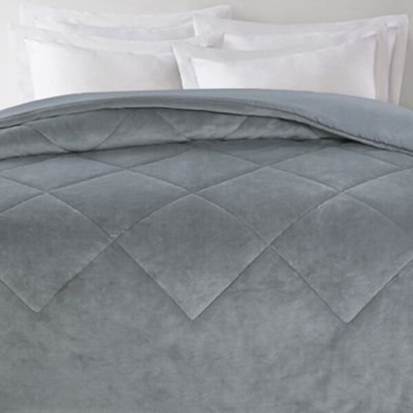 Edredom Vernon Corttex  Casal 220x180 CINZA