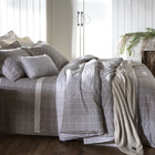 Edredom Vintage Kacyumara 200 Fios Quadros Fend - King