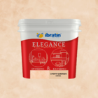 Revestimento Efeito Cimento Queimado Crema 4,2kg Elegance Ibratin