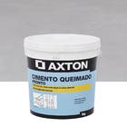 Efeito Cimento Queimado Fosco Aplicao Interna Axton Cinza 5Kg