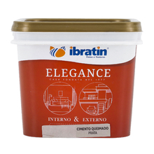 Revestimento Efeito Cimento Queimado Prata 4,2kg Elegance Ibratin