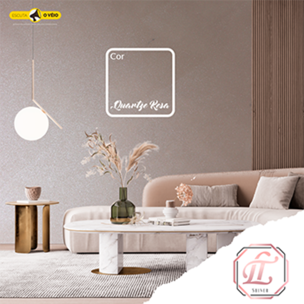 Efeito Cimento Queimado Quartzo Rosa 2,5Kg LT Shiner