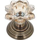 Effleur Castical Em Metal Vidro Ambar Home&co 11x12cm Decor