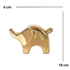 Elefante Decoração Escultura Decorativa Dourado Moderni 16cm