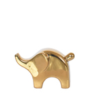 Elefante Decoração Escultura Decorativa Dourado Moderni 16cm