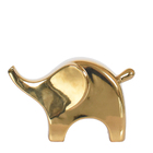 Elefante Decoração Escultura Decorativa Dourado Moderni 21cm