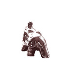 Elefante Em Cerâmica Médio Rosa - 9cm