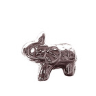 Elefante Em Cerâmica Médio Rosa - 9cm