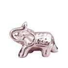 Elefante Em Cerâmica Médio Rosa - 9cm