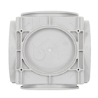 Elemento de Conexão 9,2x12x14,5cm Cinza Polipropileno Aco