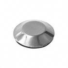 Elemento Tátil Alerta Inox Autoadesivo 4 Placas com Gabarito Daud