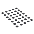 Elemento Tátil Alerta Preto com Gabarito 25x25cm Daud