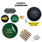 Elemento Tátil Alerta Pvc Adesivado Amarelo