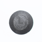 Elemento Tátil Alerta Pvc Adesivado Cinza