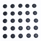 Elemento Tátil Alerta Pvc Adesivado Preto