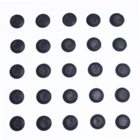 Elemento Tátil Alerta Pvc Adesivado Preto