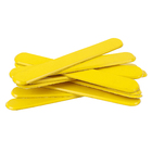 Elemento Tátil Direcional Inox Autoadesivo Amarelo Placa 130 Unidades com Gabarito Daud