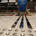 Elemento Tátil Direcional Inox  Adesivado