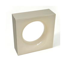 Elemento Vazado Cerâmica Esmaltado Beige Sphera 20x20x7,5cm Elemento V