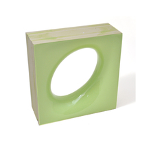 Elemento Vazado Cerâmica Esmaltado Muschio Lunna 20x20x7,5cm Elemento V