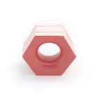 Elemento Vazado Cerâmica Esmaltado Rosso Favo 13x16x7cm Elemento V