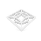 Elemento Vazado Cobogó Branco 40x40x6cm MCK