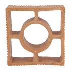 Elemento Vazado Cobogó Bruto 18x7x18cm Cerâmica Martins