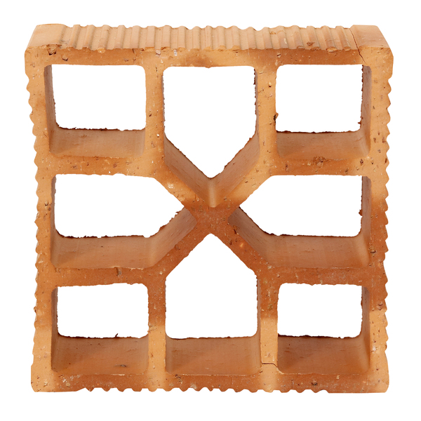 Elemento Vazado Cobogó Bruto 18x7x18cm Cerâmica Martins