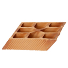 Elemento Vazado Cobogó Diagonal Bruto 18x7x25cm Cerâmica Martins