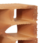 Elemento Vazado Cobogó Diagonal Bruto 18x7x25cm Cerâmica Martins