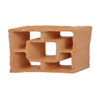 Elemento Vazado Cobogó Diagonal Quadrado 18x7x25cm Cerâmica Martins