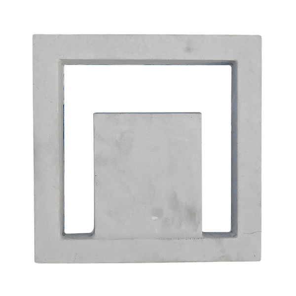 Elemento Vazado Cobogó Inovar Cinza 30x30x3,5cm Lajes São Francisco