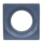 Elemento Vazado Cobogó Solar Azul Jeans Acetinado 19x19x8cm Essenza