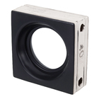 Elemento Vazado Cobogó Solar Preto Acetinado 19x19x8cm Essenza