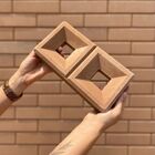 Elemento Vazado Cobogó Terracota 25x12,5x7cm Ecoterm