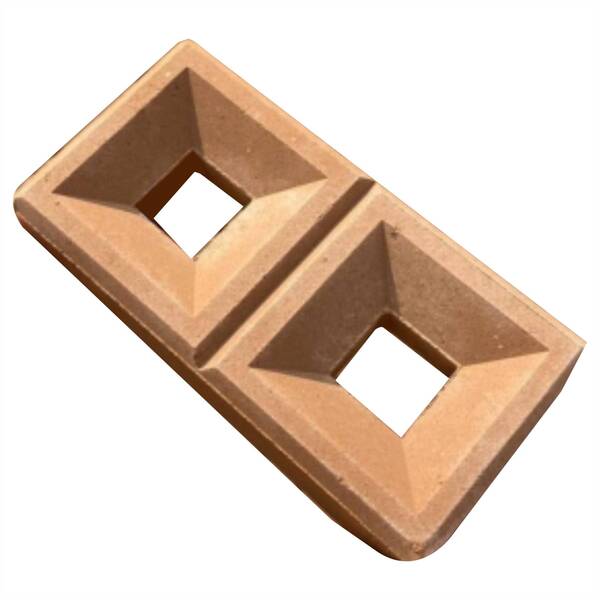 Elemento Vazado Cobogó Terracota 25x12,5x7cm Ecoterm