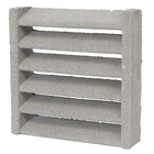 Elemento Vazado Cobogó Veneziana Cinza 30x30cm NeoRex