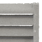 Elemento Vazado Cobogó Veneziana Cinza 30x30cm NeoRex