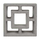 Elemento Vazado Cobogó Vintage Cinza 24x24cm NeoRex