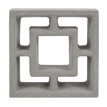 Elemento Vazado Cobogó Vintage Cinza 24x24cm NeoRex