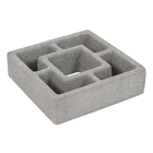 Elemento Vazado Cobogó Vintage Cinza 24x24cm NeoRex