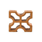 Elemento Vazado Reto Cruz Cerâmica Marajó