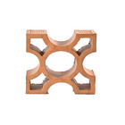 Elemento Vazado Reto Redondo Cerâmica Marajó