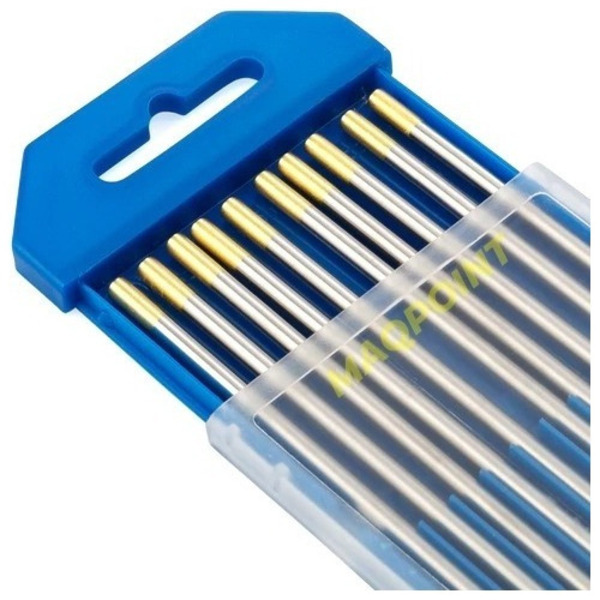 Eletrodo De Tungstênio 1,5% Lantânio Ponta Dourada 2,4mm - Pc