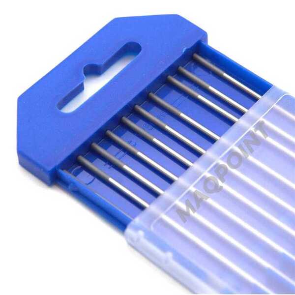 Eletrodo De Tungstênio 2% Cério Ponta Cinza 2,4mm - Pct Com 0