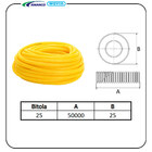 Eletroduto Corrugado 50m 25mm Amanco Amarelo