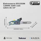 Eletrosserra Es1250n C/ Motor Universal 220v 1.200w Sabre 14