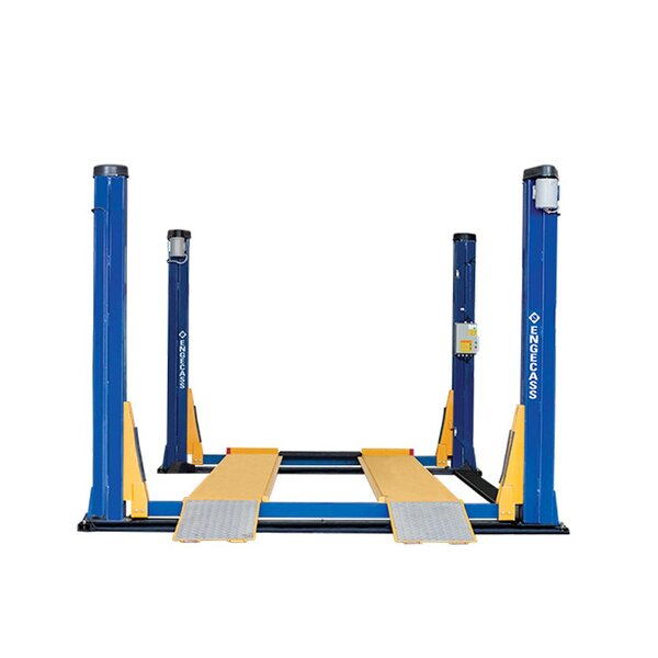 Elevador Automotivo Trifásico 4000kg Engecass 4 Colunas Com R